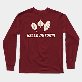 Autumn Fall Season leaf leaves Long Sleeve T-Shirt